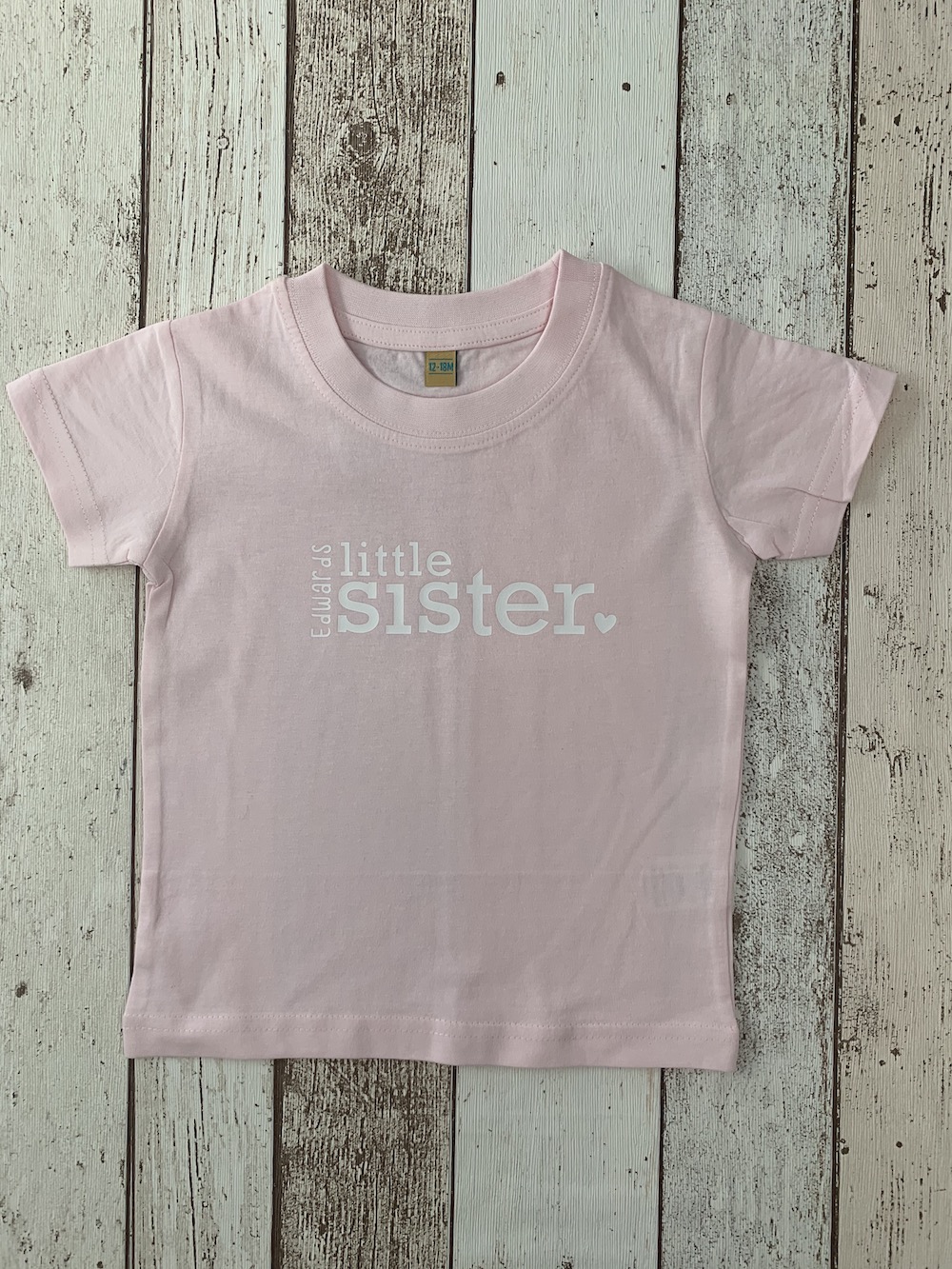Little Sister Tshirt – Pink