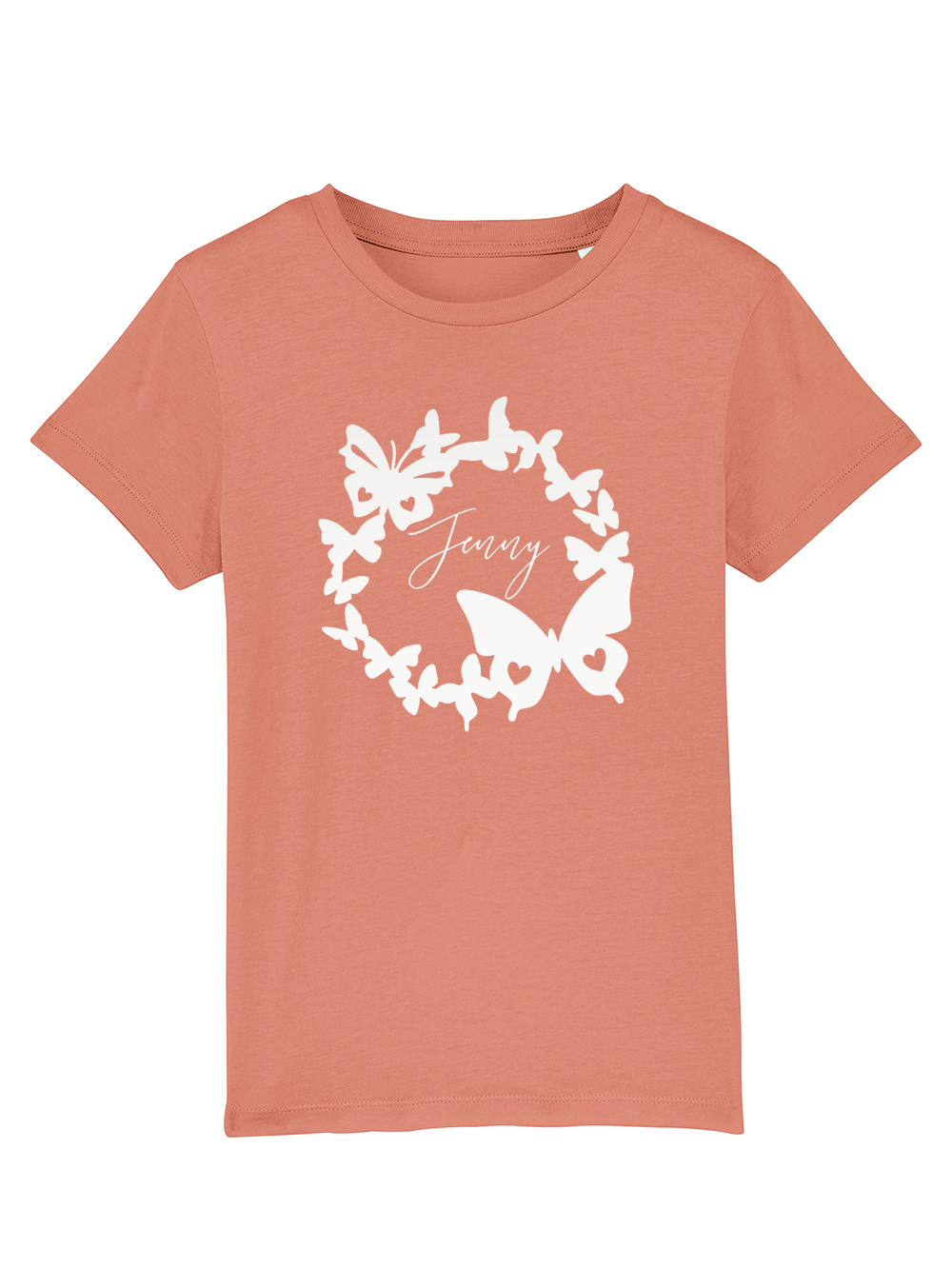 Butterfly Wreath Personalised Tshirt